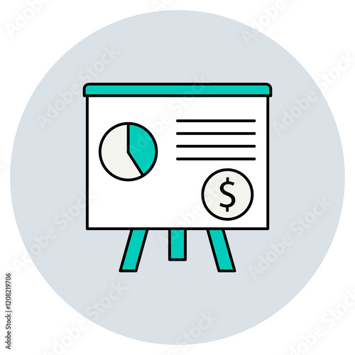фотографія Sales Presentation Icon, Sealing the Deal Crafting Compelling Sales Presentation