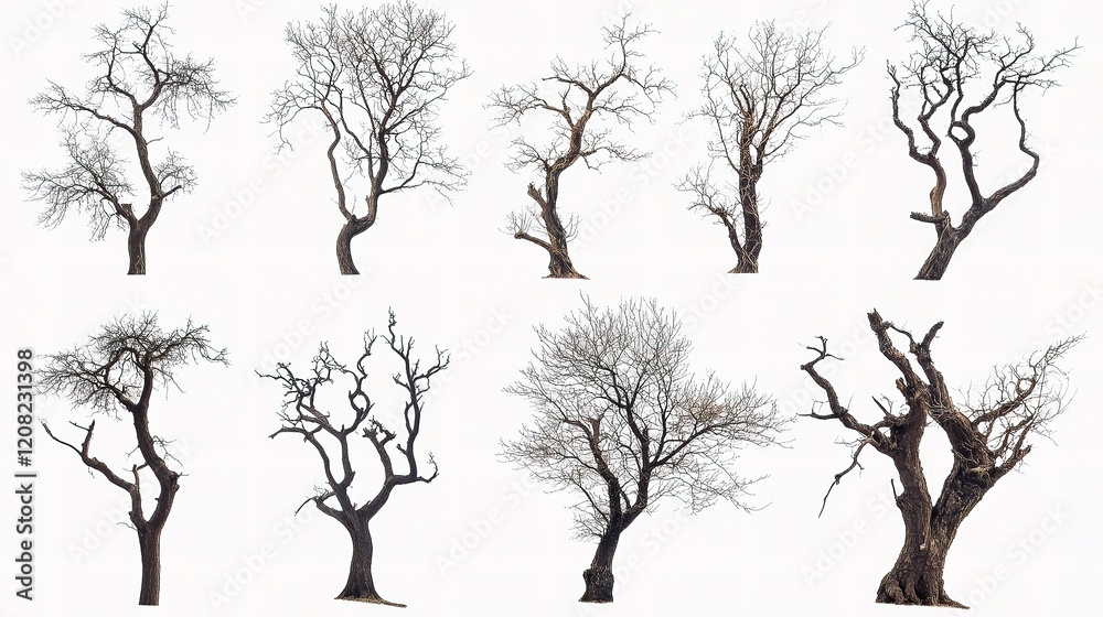 Intricate Patterns of Dead Trees with Unique Branch Designs Intricate Patterns of Dead Trees with Unique Branch Designs