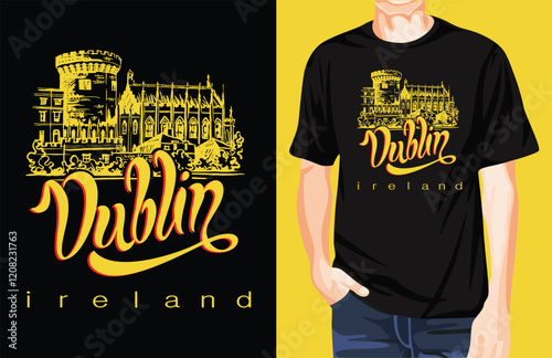 Photography Dublin IRELAND t-shirt design unique idea