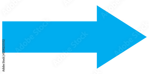 A large black icon with a solid long arrow pointing to the right on a white background.