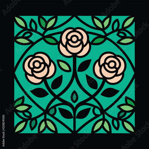 Ornate Vector Design for Decorative Use