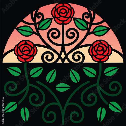 Ornate Vector Design for Decorative Use