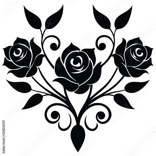 Ornate Vector Design for Decorative Use