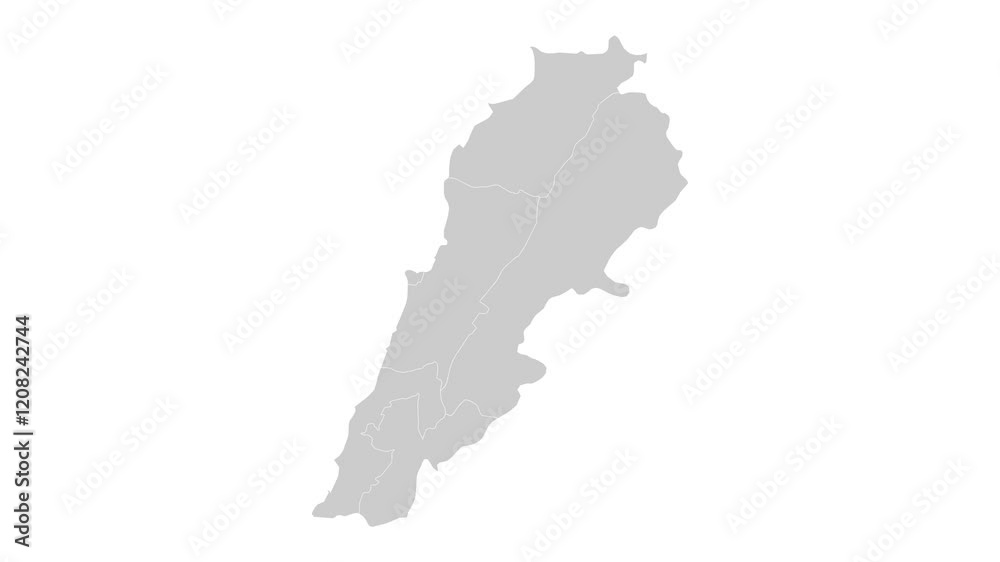 Lebanon map animation. Animation of Connecting all areas into a complete map of Lebaon with borders in the background with an alpha channel. Motion design. Lebanon map animation. Animation of Connecting all areas into a complete map of Lebaon with borders in the background with an alpha channel. Motion design.