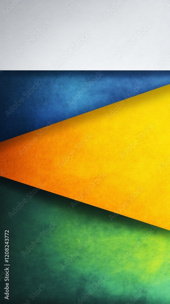 Vibrant yellow orange blue green abstract art textured background. AI Generated Vibrant yellow orange blue green abstract art textured background. AI Generated