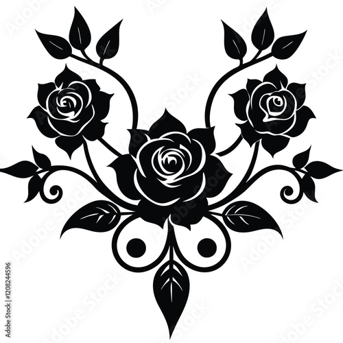 Ornate Vector Design for Decorative Use