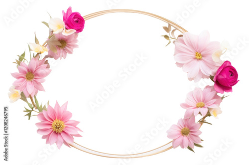 PNG Flower jewelry wreath plant.