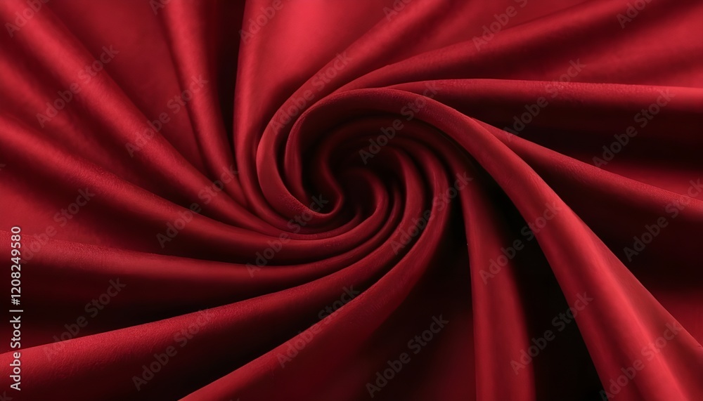 Obraz premium Luxurious Red Textured Background - Elegant Velvet Design for Holiday & Festive Themes