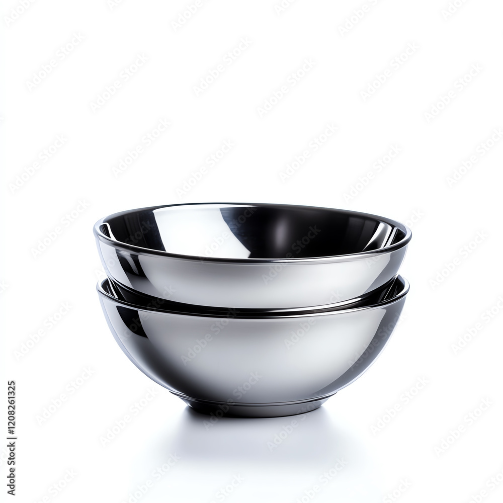 A set of elegant, shiny black bowls stacked perfectly. Ideal for serving or displaying delicious dishes in a modern kitchen. A set of elegant, shiny black bowls stacked perfectly. Ideal for serving or displaying delicious dishes in a modern kitchen.