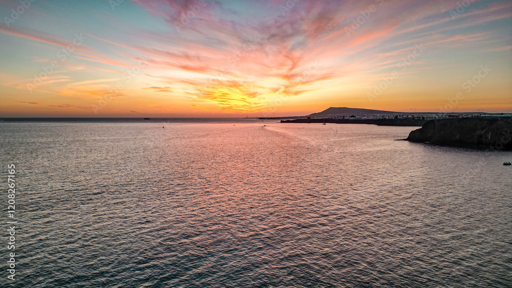 Obraz premium sunset at Lanzarote