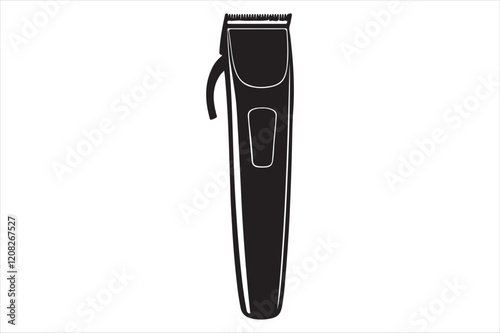 Hair clipper machine silhouette