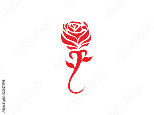 Ross Flowers vector art illustration.   roses isolated on white transparent background. a Ros vetch leaves vector silhouette artwork illustration.