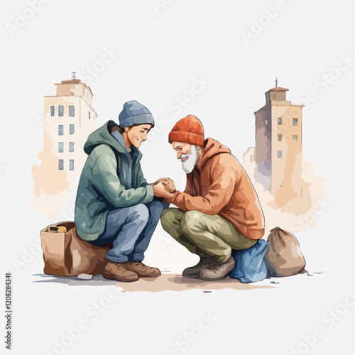 Compassionate Urban Art: A Story of Kindness and Empathy in Homeless Support