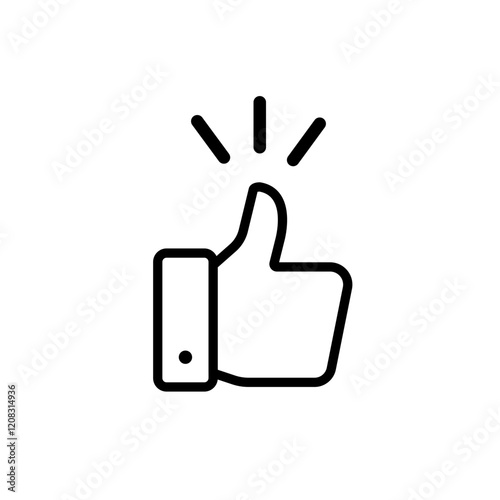 Thumbs Up Icon. Like Icon