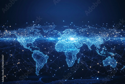 Futuristic Technology Sphere with Glowing Circuitry and AI Concept in Hands Depicting Digital Innovation and Advanced Cyber Design