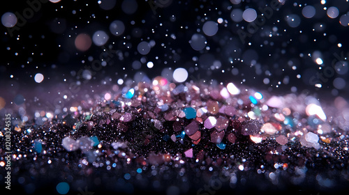 Wallpaper Mural Dark Glittering Abstract Background Torontodigital.ca