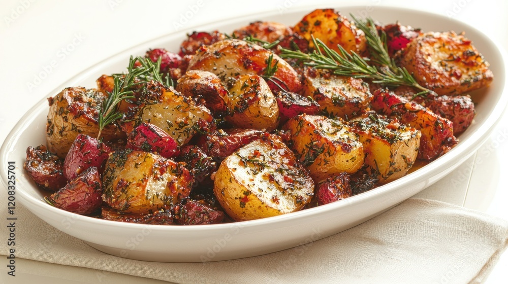 Rosemary Roasted Potatoes and Beets: A Delicious Side Dish Rosemary Roasted Potatoes and Beets: A Delicious Side Dish