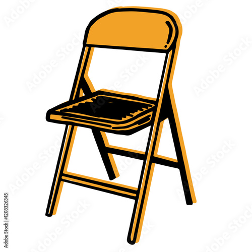 Brazilian Bar Chair Hand Drawn