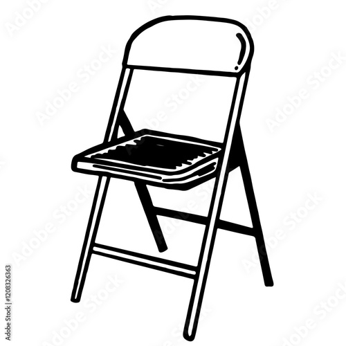 Brazilian Bar Chair Hand Drawn