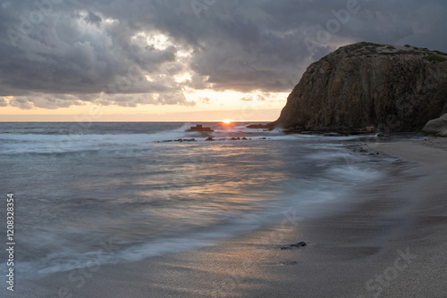 Sunrise in the Maritime-Terrestrial Natural Park of Cabo de Gata-Níjar, Almeria