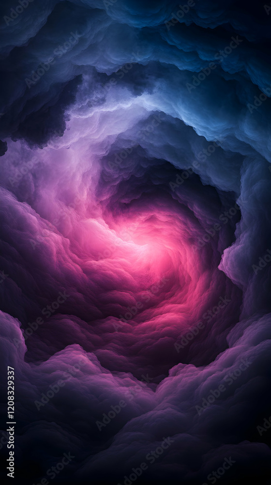 Obraz premium Abstract Swirling Cloudscape Background