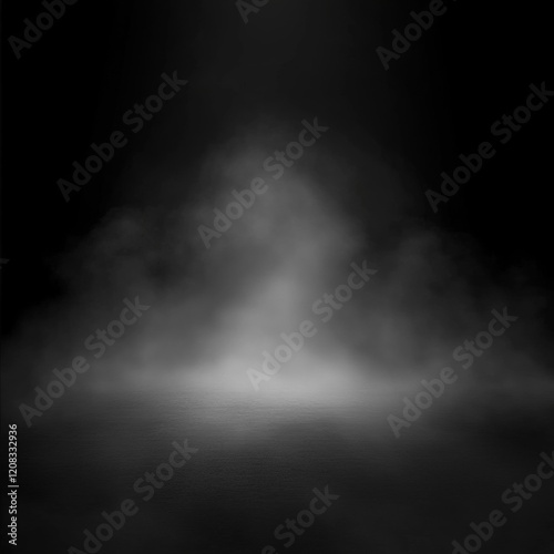 Minimalistic foggy background for product display