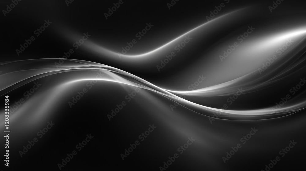 Fototapeta premium Corporate Training Motion Blur in Black and Gray Tones for Dynamic Minimalistic Presentations