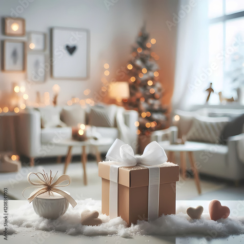 Gifts in the living room
