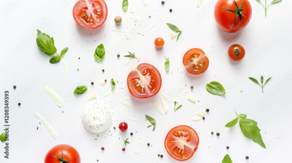 tomato and mozzarella tomato and mozzarella