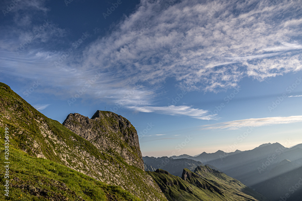 Obraz premium Blick zum Schneck