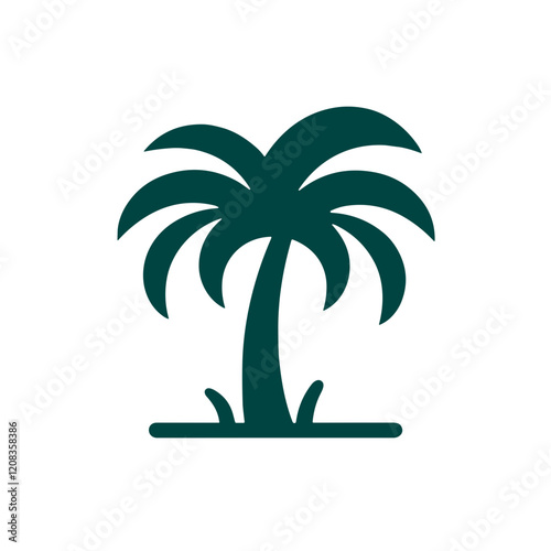 Palm Tree Icon for Eco-Friendly Designs