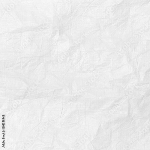 white glued wrinkled paper poster texture background