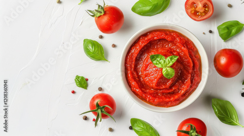 tomato sauce with basil