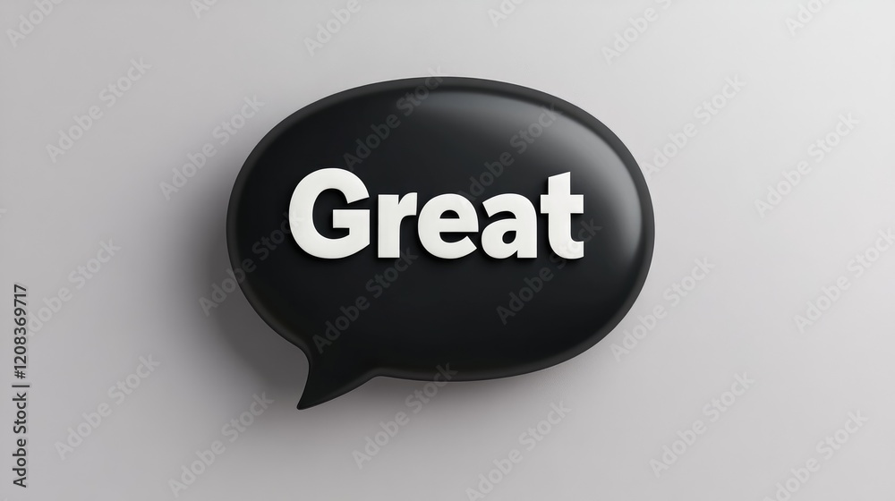 Positive vibes the word great in contemporary graphic design minimalist environment digital art viewpoint Positive vibes the word great in contemporary graphic design minimalist environment digital art viewpoint