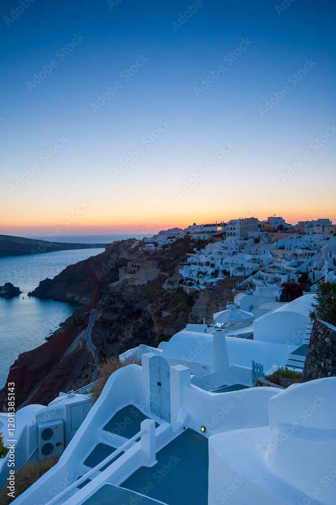 Obraz premium Oia Santorini Greece Caldera Cyclades