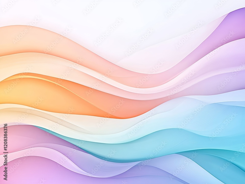 Fototapeta premium Abstract colorful gradient waves for modern technology and innovation backgrounds