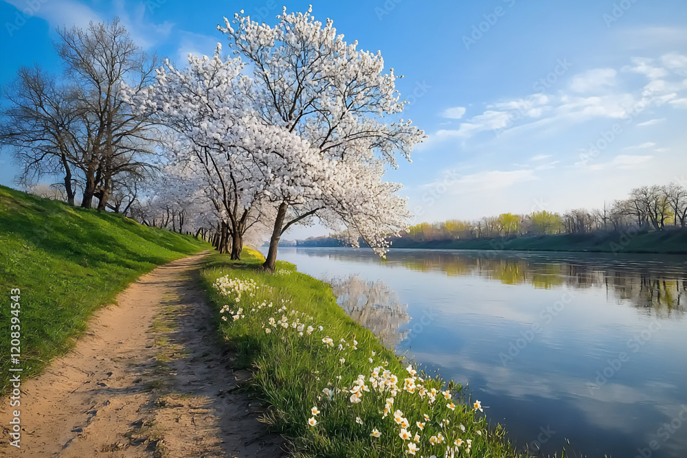 visually rich reflective cherry blossoms visually rich reflective cherry blossoms