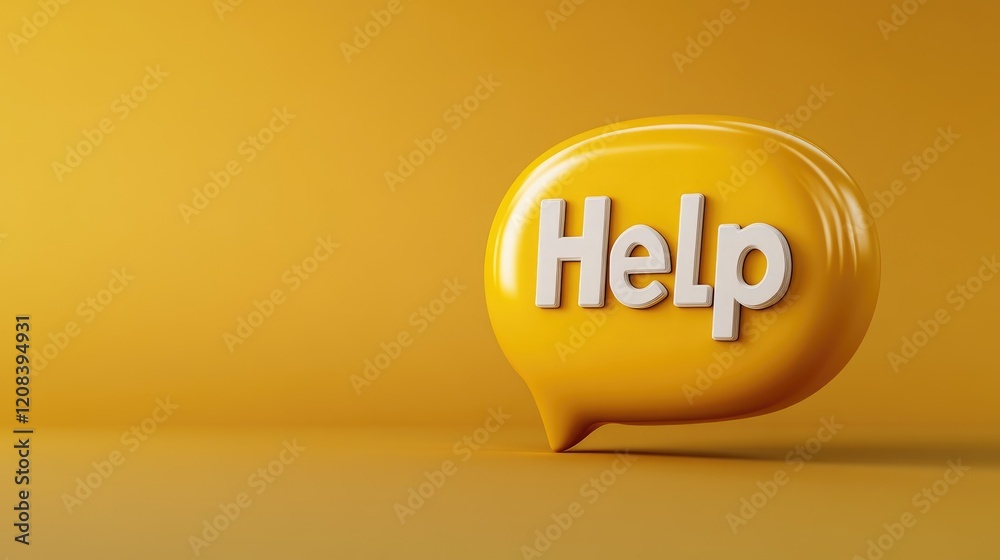 Urgent call for assistance help message in vibrant yellow background graphic design studio environment front view supportive concept Urgent call for assistance help message in vibrant yellow background graphic design studio environment front view supportive concept