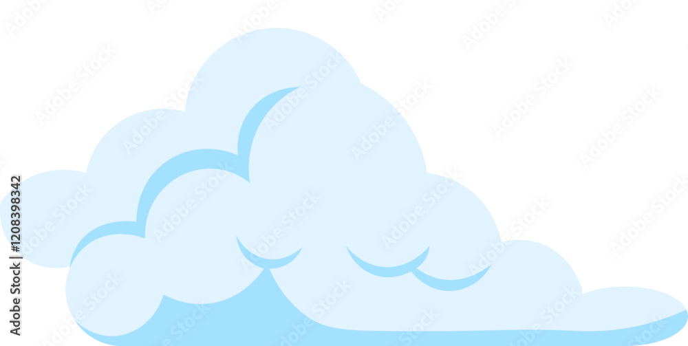 Cartoon cloud floating gently in a clear blue sky, offering a charming representation of weather, dreams, and imagination, evoking feelings of peace and tranquility Cartoon cloud floating gently in a clear blue sky, offering a charming representation of weather, dreams, and imagination, evoking feelings of peace and tranquility