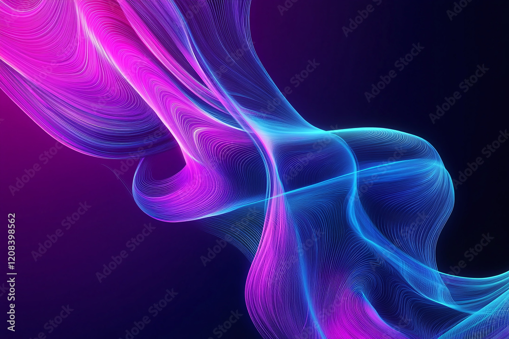 Futuristic Neon Waves with Glowing Abstract Curves, Vibrant Colors, and Digital Art Aesthetics for Modern Design and Dynamic Light Patterns Futuristic Neon Waves with Glowing Abstract Curves, Vibrant Colors, and Digital Art Aesthetics for Modern Design and Dynamic Light Patterns