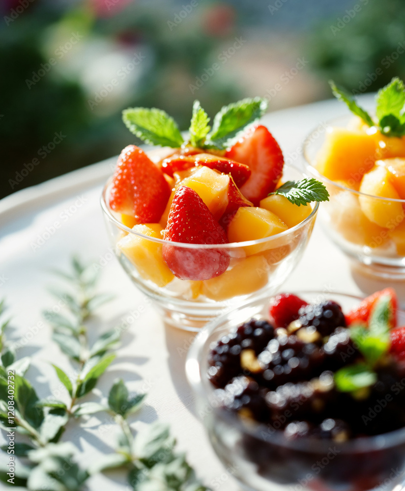 Fresh Summer Fruit Selection: Seasonal Berries and Stone Fruit with Natural Light for Modern Healthy Living Fresh Summer Fruit Selection: Seasonal Berries and Stone Fruit with Natural Light for Modern Healthy Living