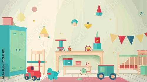 Colorful Cartoon Toys for Small Children's Playtime Fun