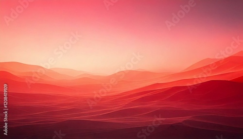 Vivid abstract landscapes with vibrant hues of red, orange, and yellow blending into sunset. Perfect for modern, energetic designs. 