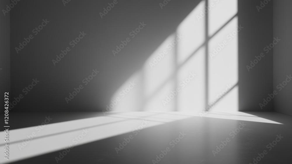 Grey Wall with White Shadows, ideal for background or texture use Grey Wall with White Shadows, ideal for background or texture use