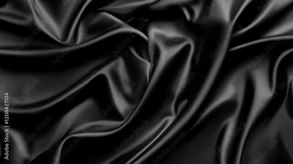 Obraz premium Plain Black Matte Background for Text or Logo Placement