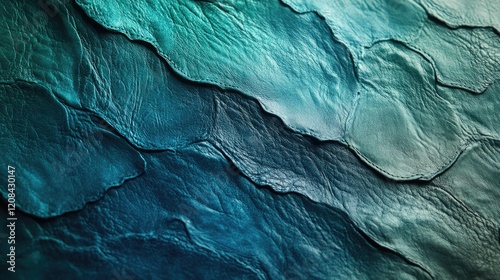 Wallpaper Mural Close-up of a blue and green textured wall Torontodigital.ca