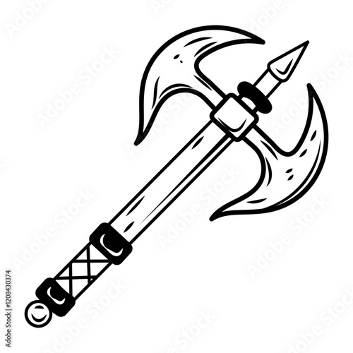 A sketchy icon of harpoon weapon