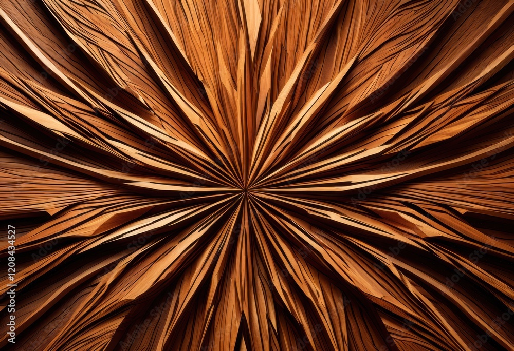 Obraz premium captivating macro showcasing intricate wood grain patterns rich textures unique designs, detail, timber, surface, organic, materials, aesthetics, light