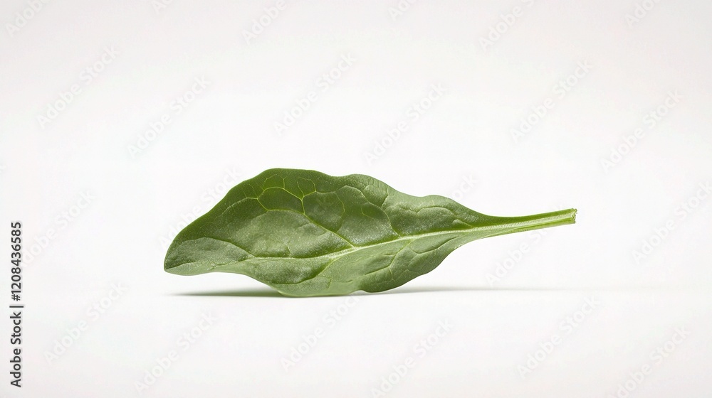 Fresh Leafy Spinach Isolated on White Background for Healthy Cooking Fresh Leafy Spinach Isolated on White Background for Healthy Cooking