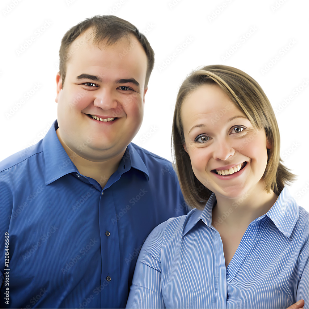 Happy Smiling Business Colleagues Portrait Studio Shot man team blue woman shirt faces Happy Smiling Business Colleagues Portrait Studio Shot man team blue woman shirt faces